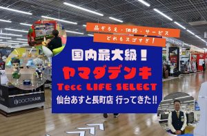 こんな家電量販店見たことない!日本最大級の『ヤマダデンキ Tecc LIFE SELECT 仙台あすと長町店』徹底レポ | 日刊せんだいタウン ...