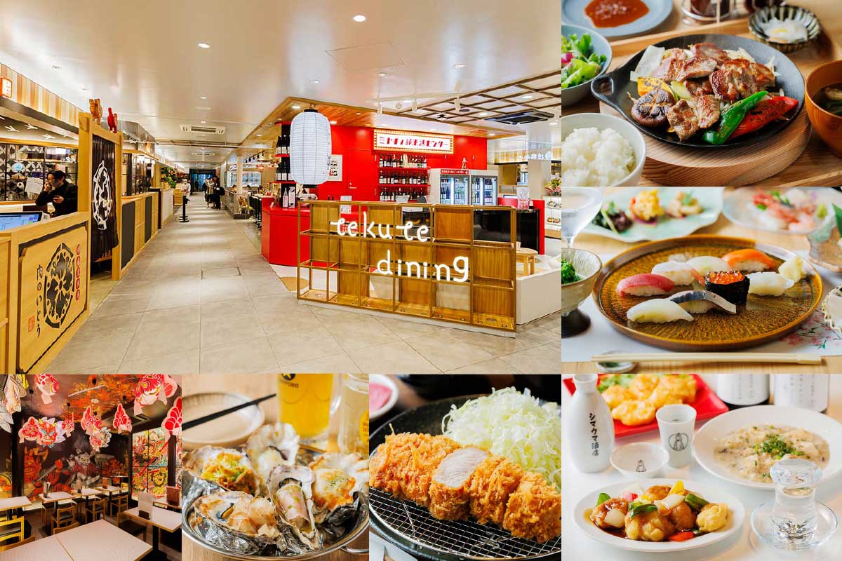 全店レポ】仙台駅西口1Fに新ゾーン「tekute dining（てくて ダイニング