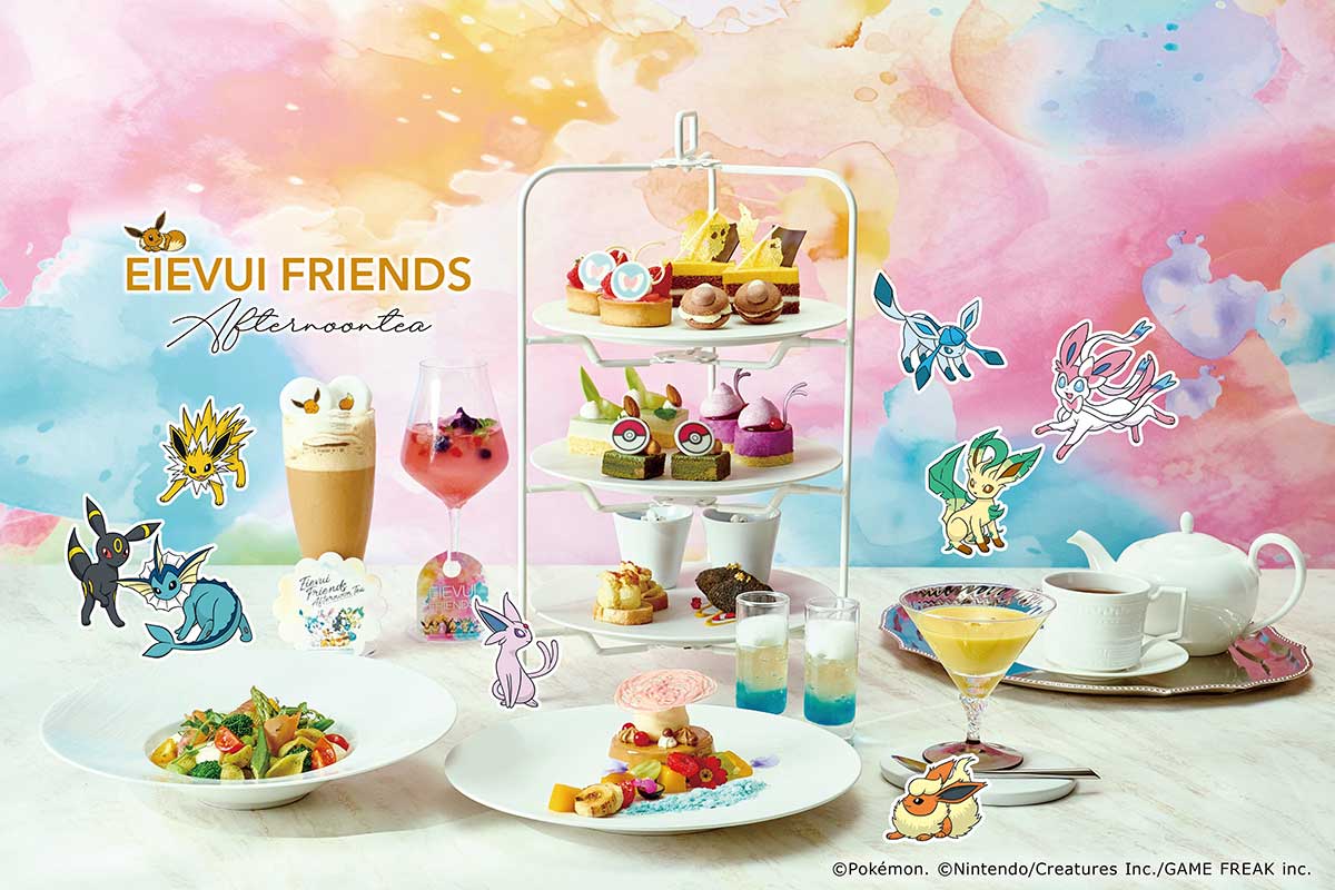 ポケモン　アフタヌーンティーセット一式 7/15スタート！】ポケモン×ヌン活!?「イーブイフレンズ アフタヌーン