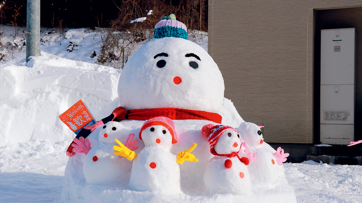 七ヶ宿の雪の祭典】「雪だるま雪像コンテスト」みんなみてけらっしぇ